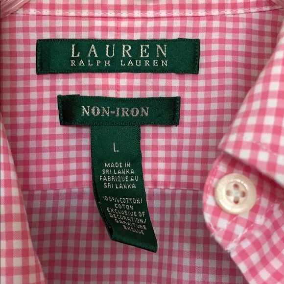 Ralph Lauren button down shirt, sz L - Picture 2 of 4